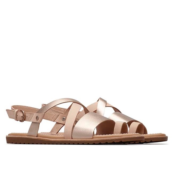 Sorel Ella Criss Cross Sandals - Picture 2 of 13